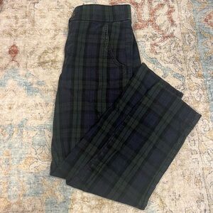 Hollister women’s plaid pants size small